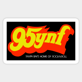 95YNF Tampa Bay's Home of Rock N Roll Sticker